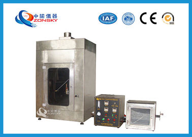 Китай Оборудование для испытаний воспламеняемости провода для характеристик горения 45 градусов поставщик
